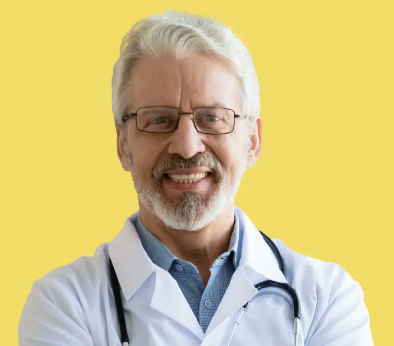 Doctor examining the barefoot shoe