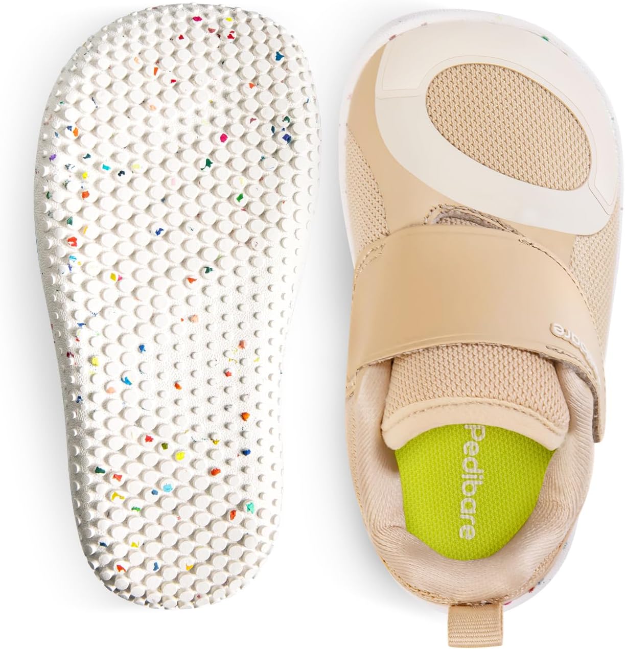 Pedibare Kids' Barefoot Shoes Wide Toe Box Zero Drop Velcro Sneakers