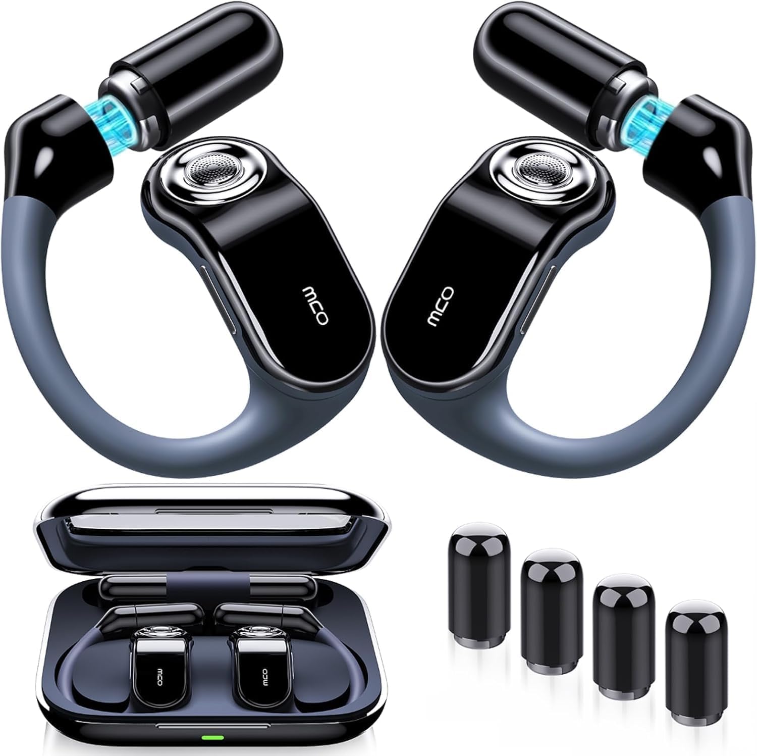 OJW Open Ear Headphones with Replaceable Battery