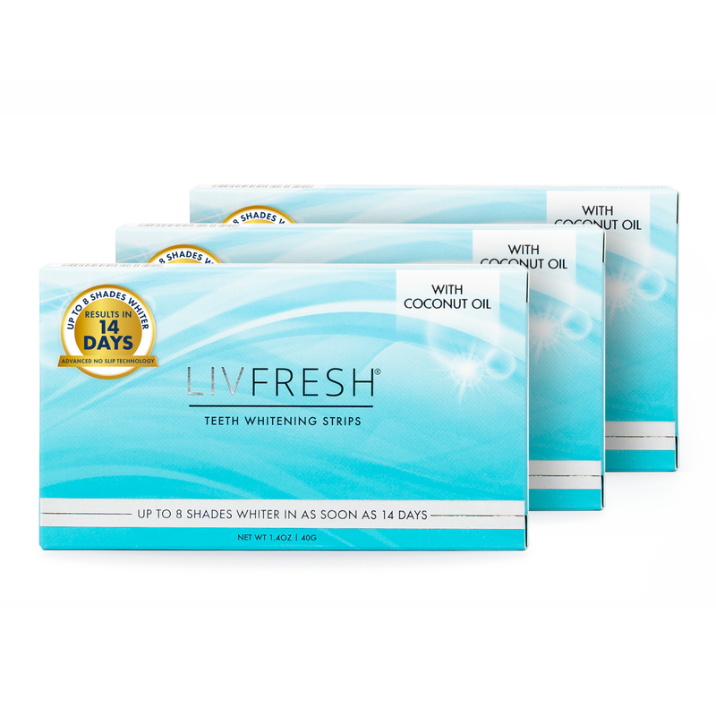 LIVFRESH Coconut Whitening Strips