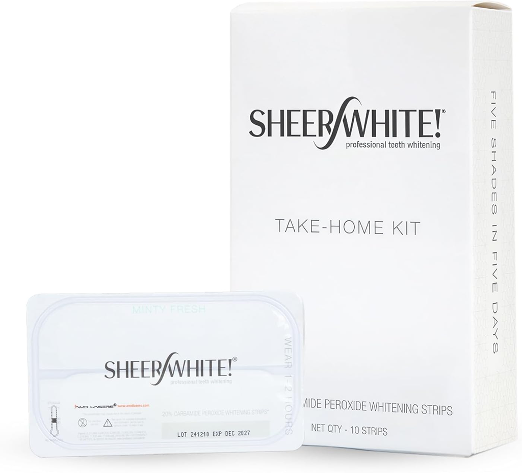 Sheer White Clinical Strength Teeth Whitening Strips